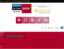 Tablet Screenshot of discoverthepowerofyourdata.com